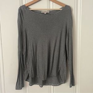 LOFT striped long sleeve tee